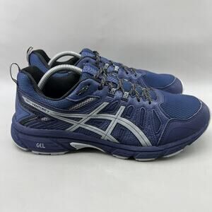Asics Gel-Venture 7 Trail Running Shoes Men Size 11.5 Blue Comfort Low Sneakers